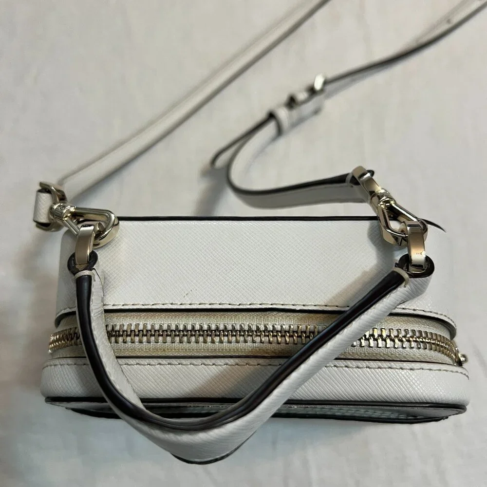 kate spade Women's Daisy Vanity Crossbody White Leather - Picture 4 of 10
